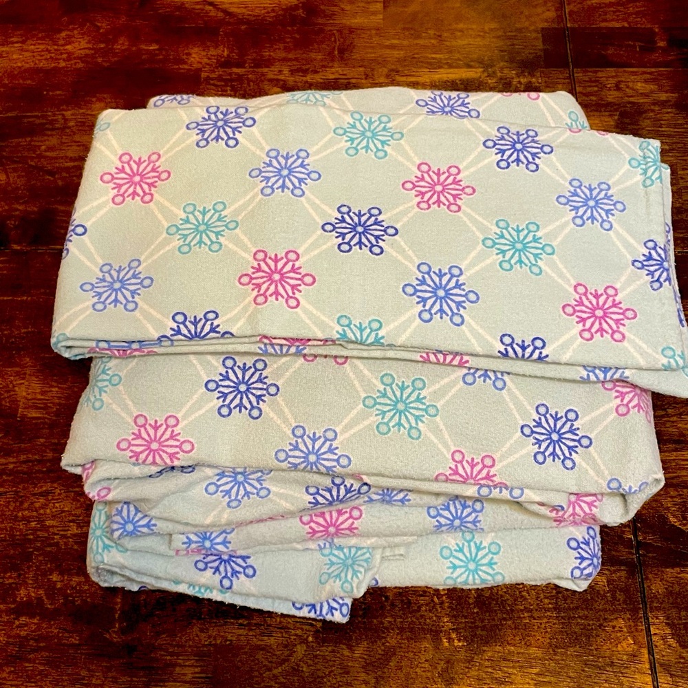 Winter flannel sheet set